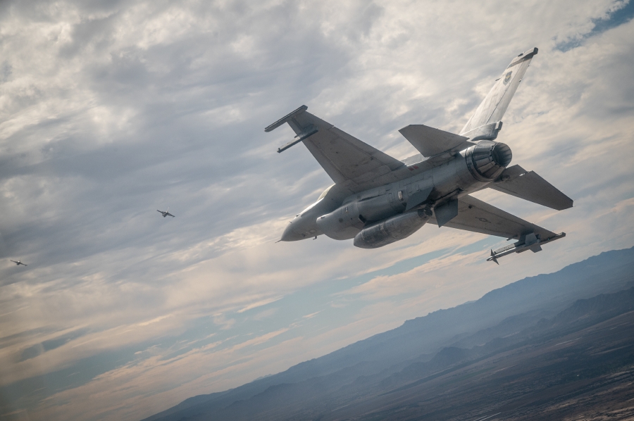 Luke AFB F-16s flyover