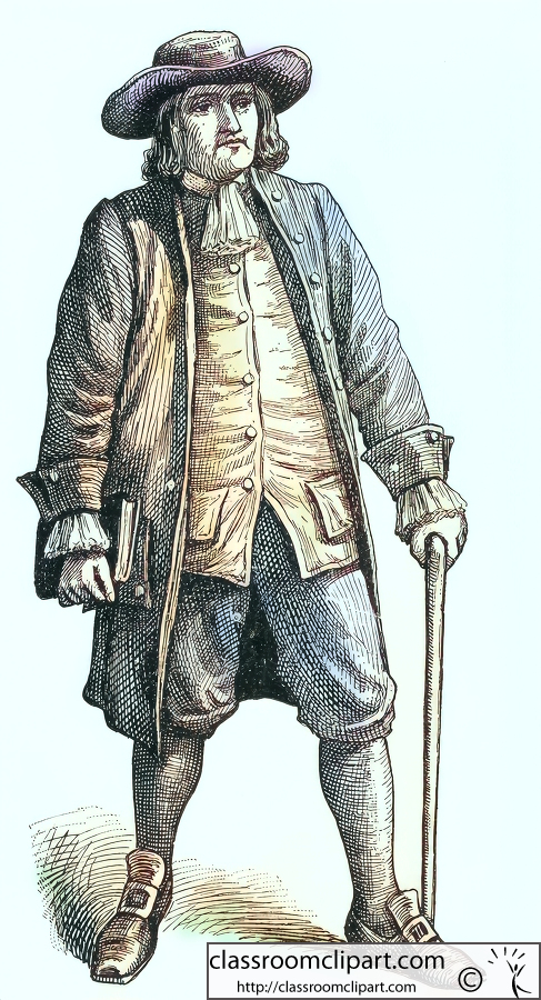 male colonial quaker