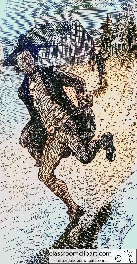 man running after burning of the tea