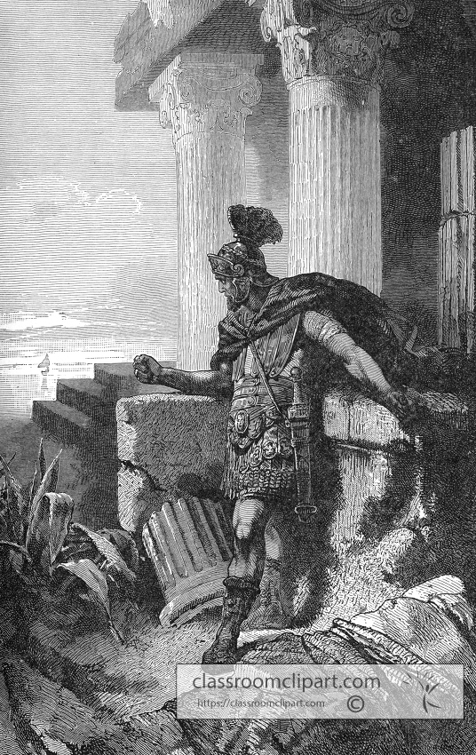 marius among ruins carthage