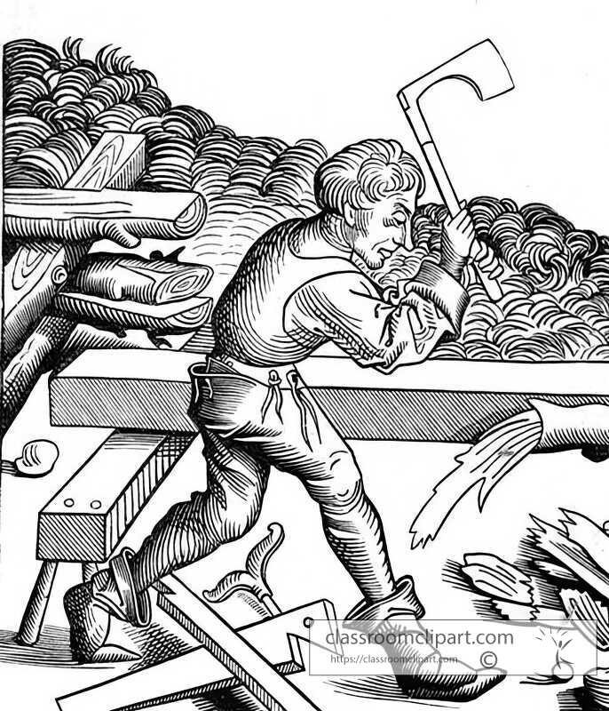 medieval companion carpenter illustration