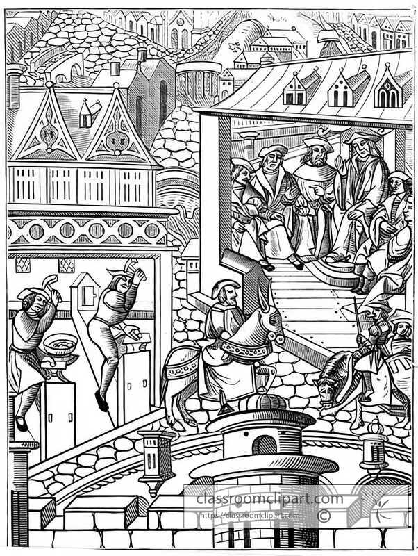 medieval life 335a illustration