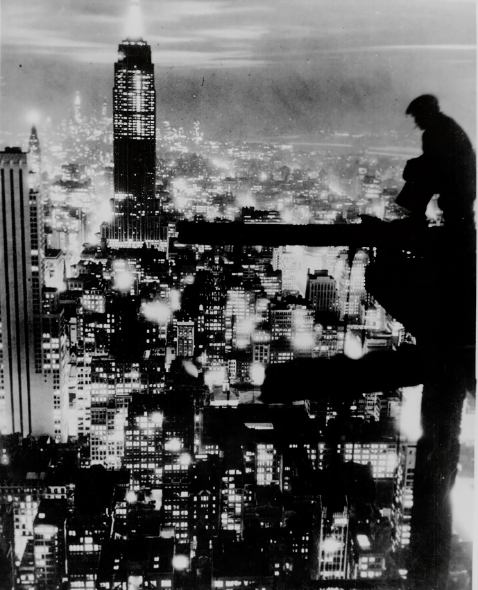 New York City at night 1935