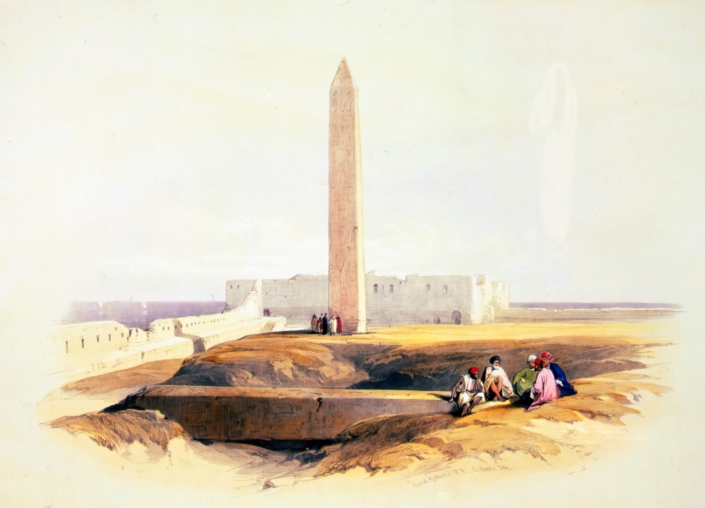 Obelisk at Alexandria commonly called Cleopatra