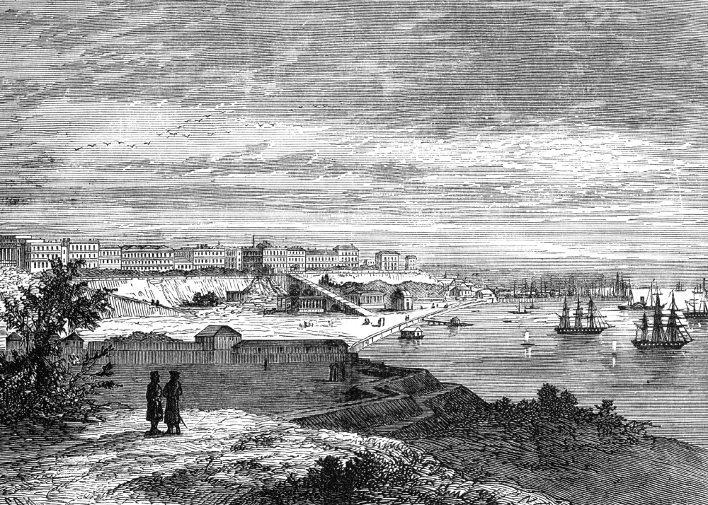 odessa historical illustration