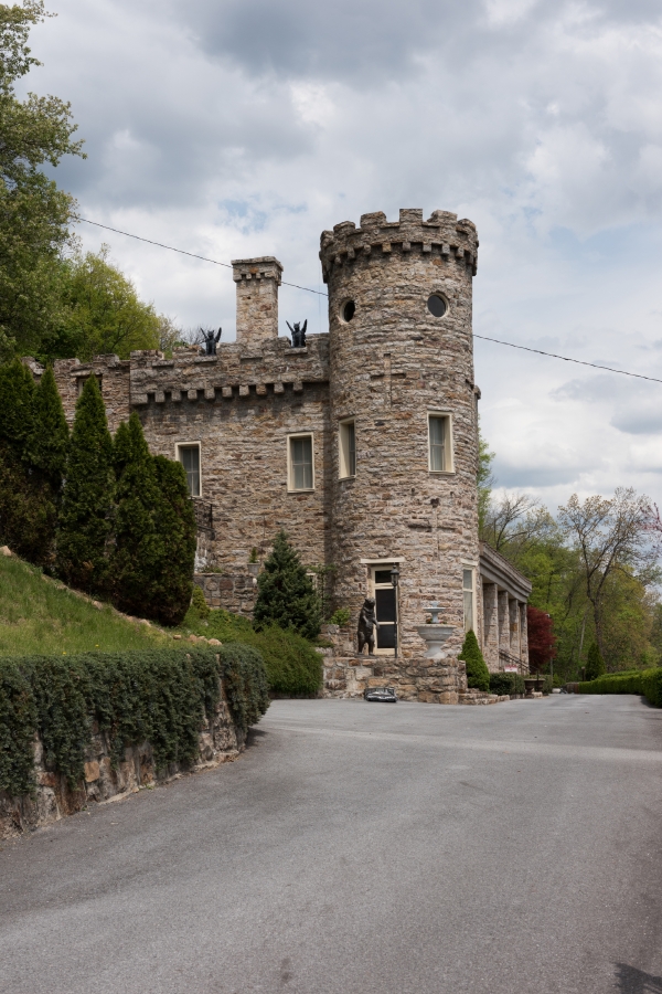 One turret of the Berkeley Springs Castle. Berkeley Springs West