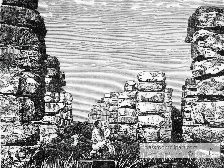 Pillars of Great Gallery mexico historic illustration