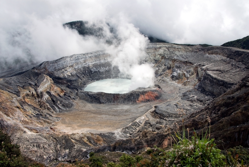 Poas Volcano Clouds