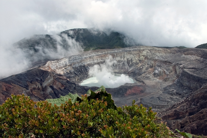 Poas Volcano National Park Costa Rica Photograph