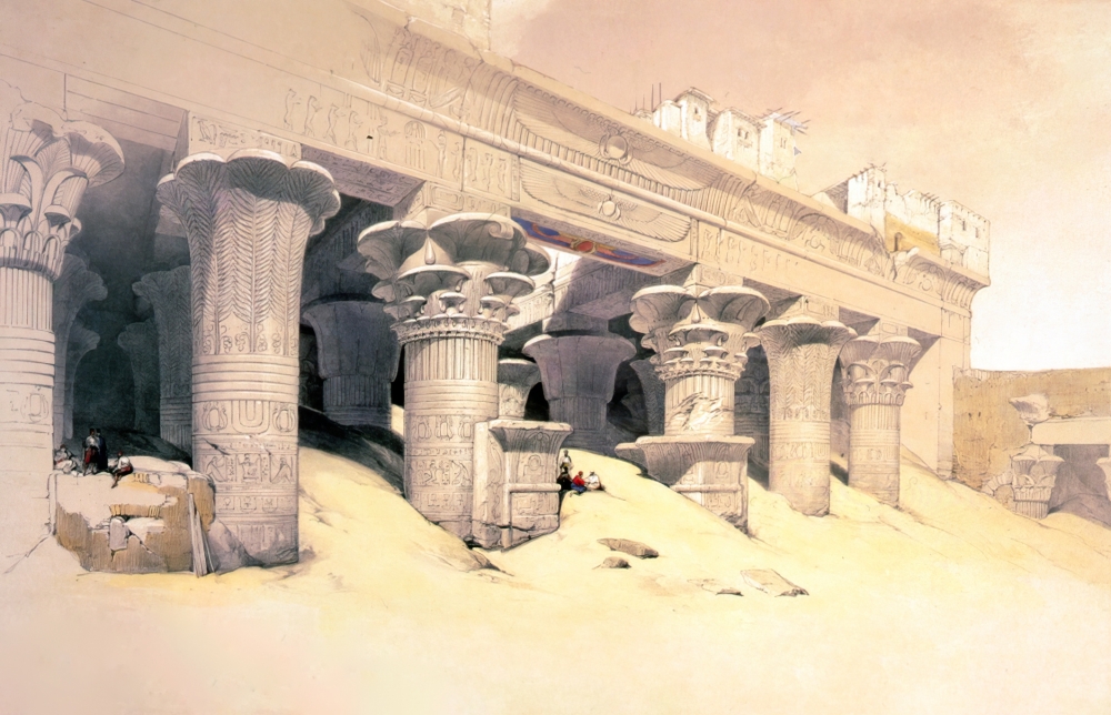 Portico of the Temple of Edfu