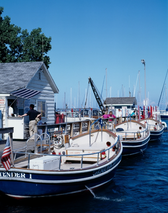 Rental boats Chicago Marina Chicago Illinois