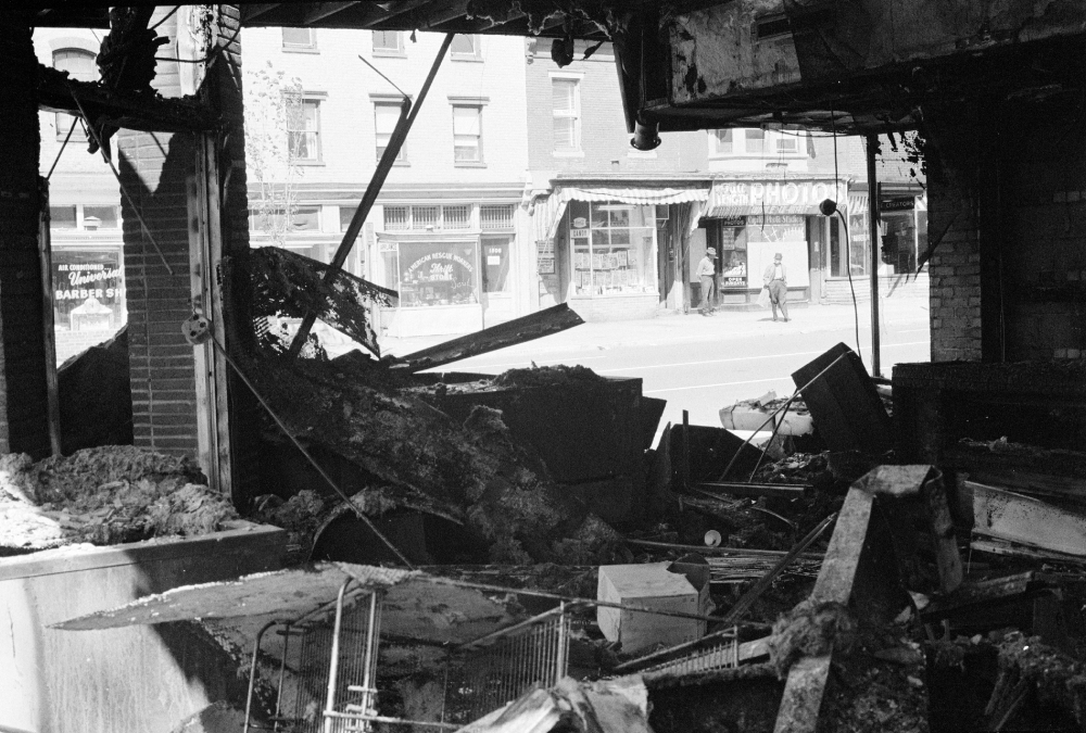 Riot damage in DC 1968
