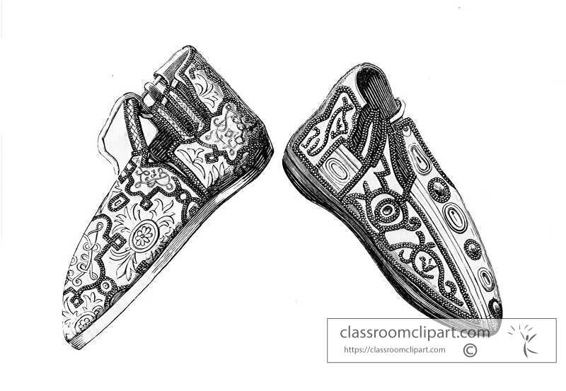 sandals of buckskin charlemagne 2 illustration