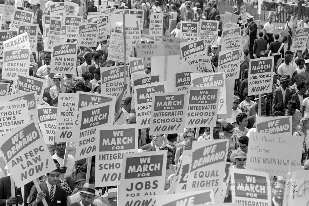 Signs carried by many marchers in Washinton DC