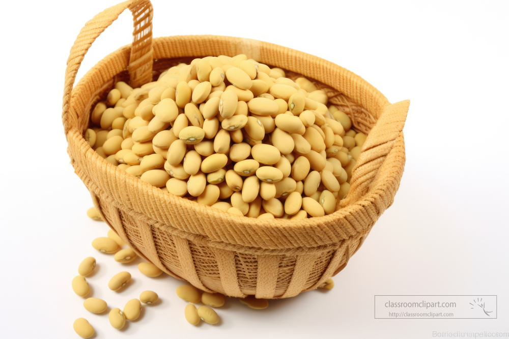 soybeans in a basket