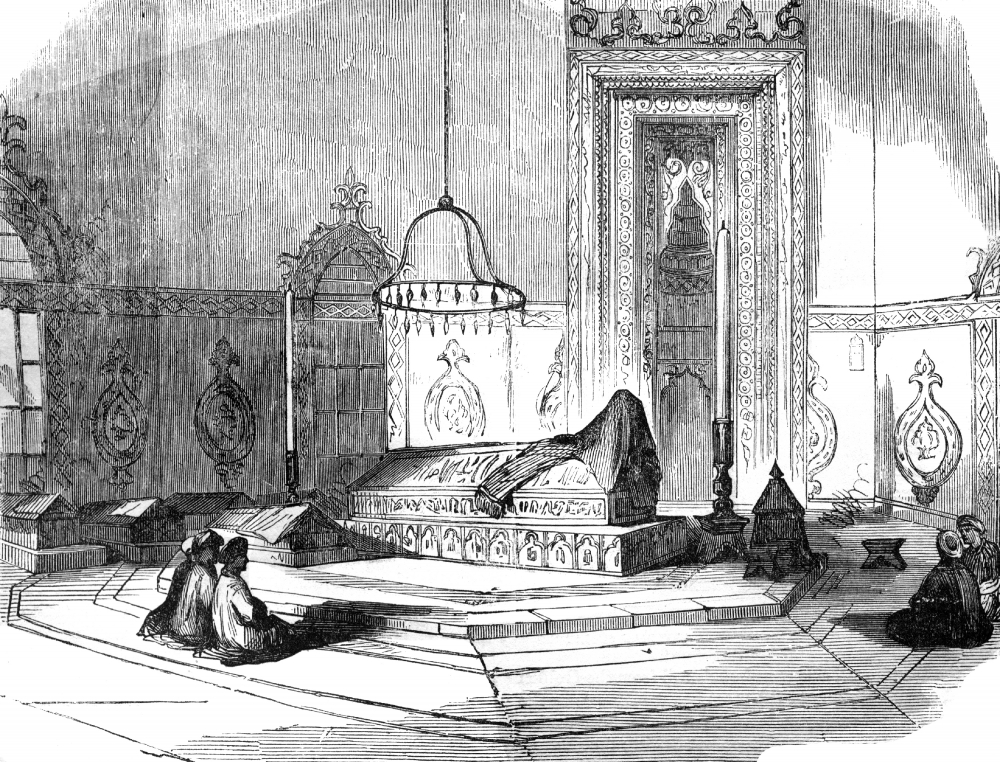 sultan tomb historical illustration