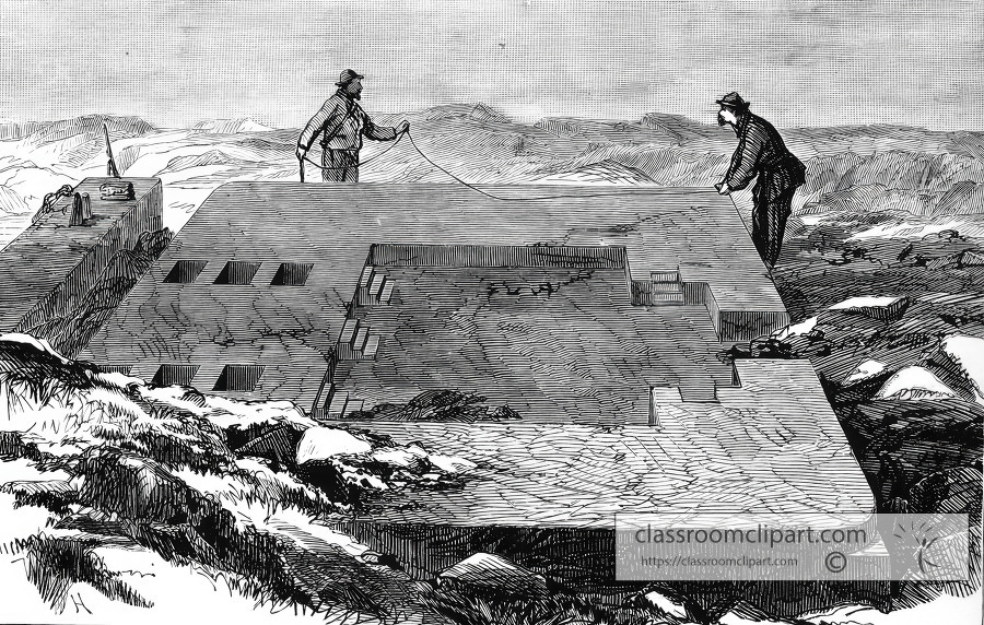 symbolical slab historical illustration