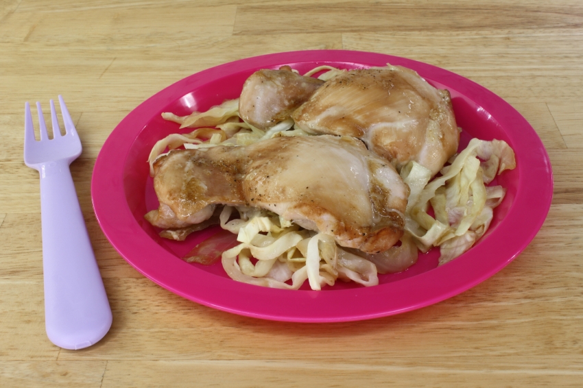 Teriyaki Chicken and Cabbage
