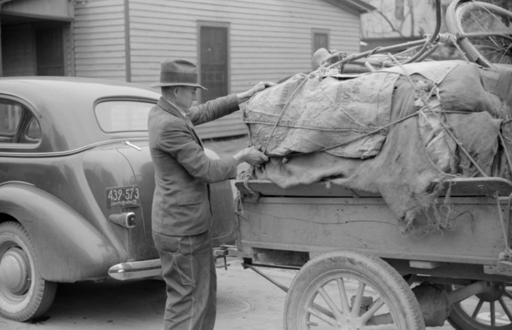 trailer full of tobacco 1938