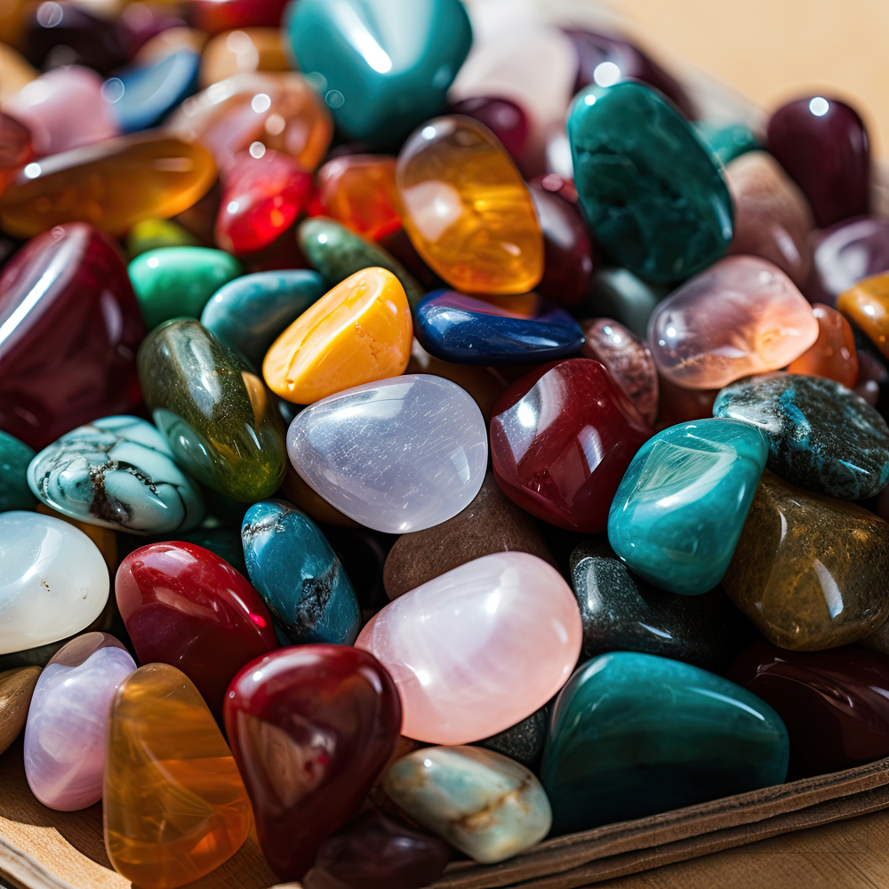 Tumbled gemstones