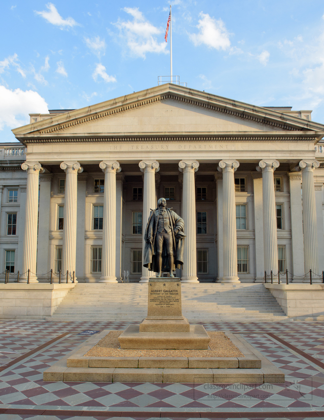 US Treasury Building Washington DC Photo