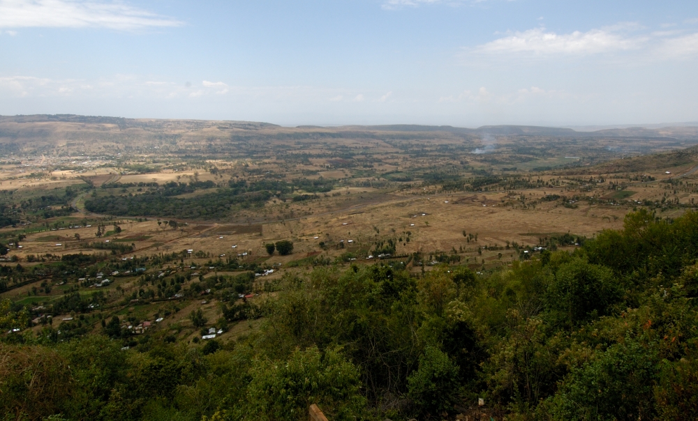 View of the Rift Valley Kenya Africa