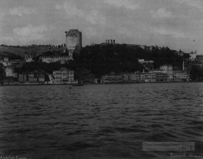 View of the Rumeli Hisari fortress from the sea