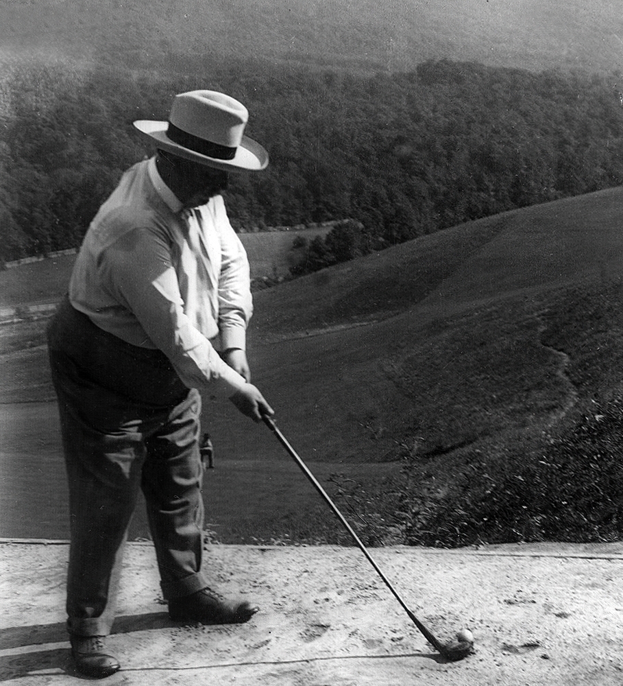 William H. Taft Golfing