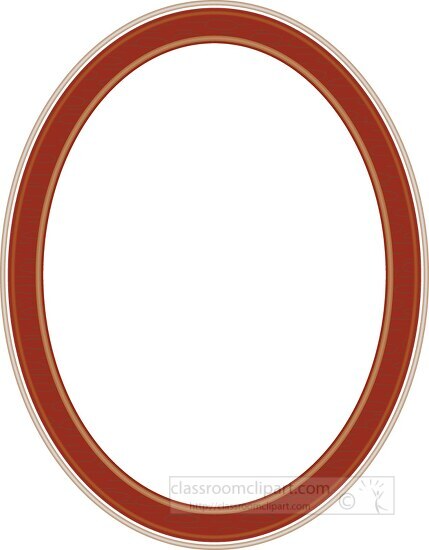 Border Clipart-picture Frame Oval Border