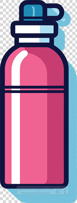 pink water bottle color transparent png