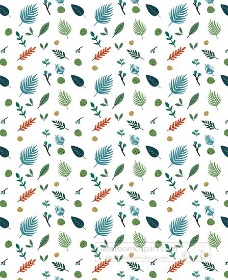 plant leaves creates a background pattern