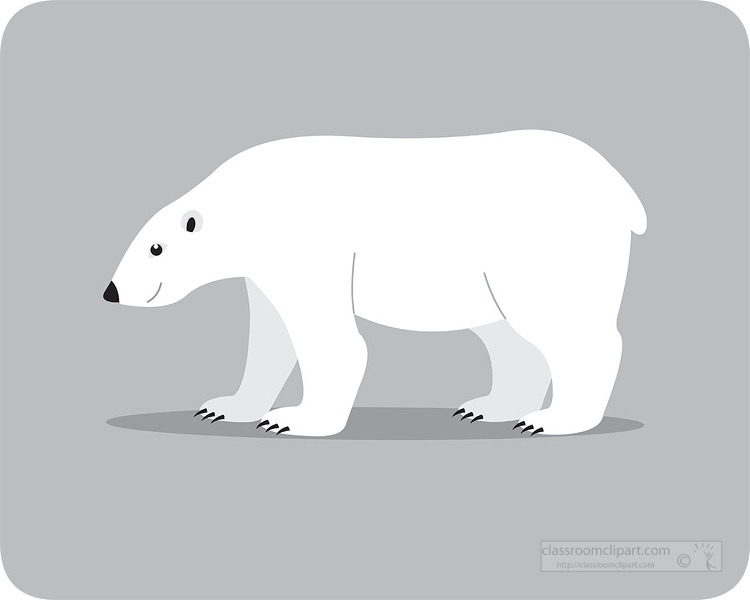 polar bear icon vector
