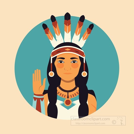 portrait of a Native American female