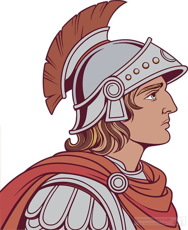 detailed drawing of Alexander the Great