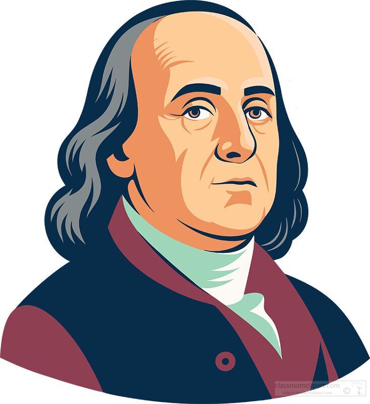 portrait of benjamin franklin a founding father