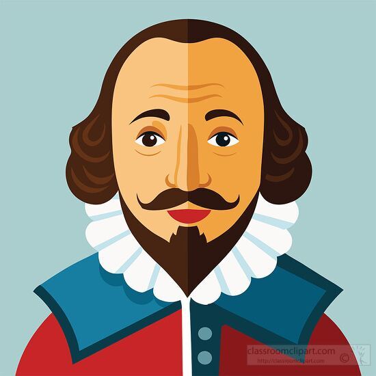 portrait playwright of William Shakespeare