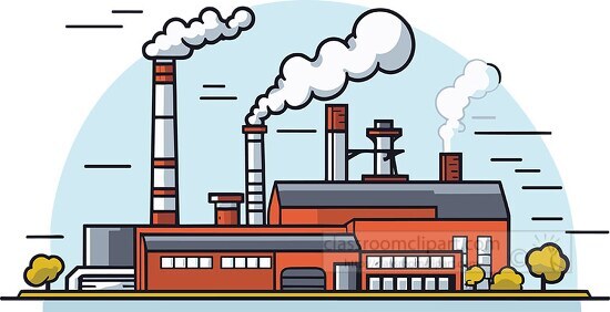 free clipart factory industrial