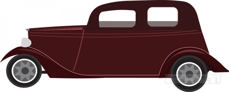 red ford model t automobile clipart