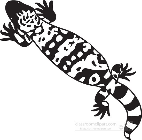 reptile black outline clipart 46