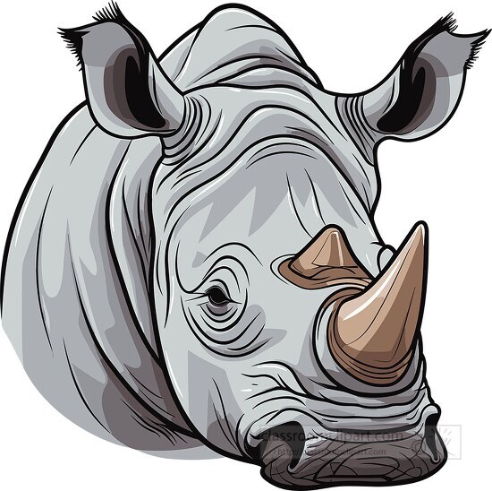 rhinoceros face