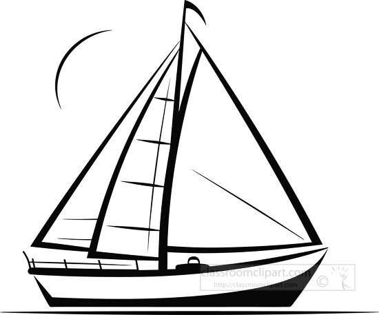 sailboat-2-black-outline