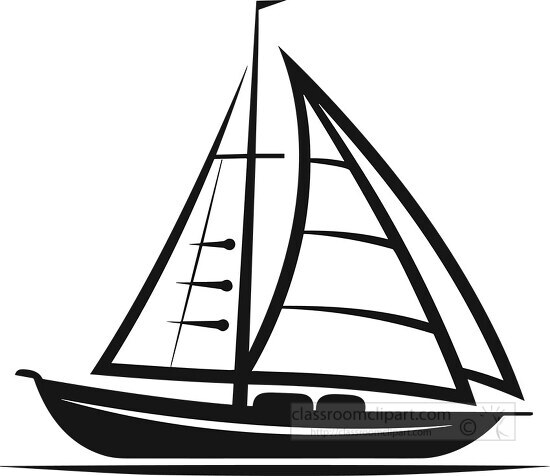sailboat-with-sails-black-outline