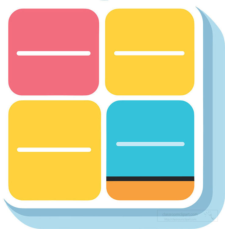 school-sticky-notes-color-icons