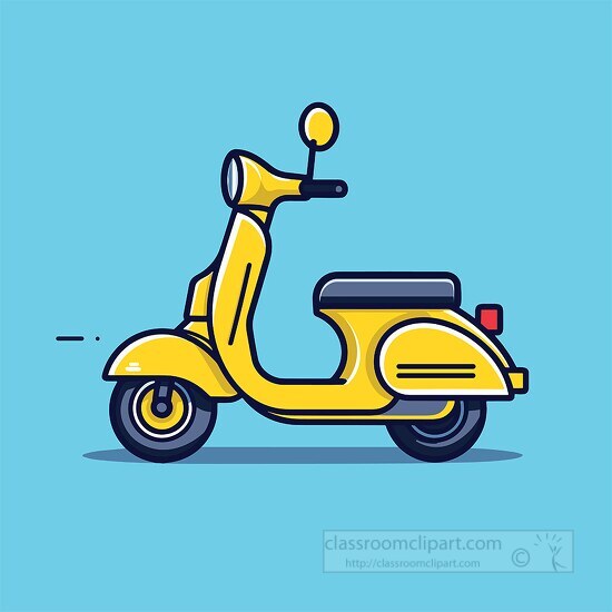 scooter icon style clip art