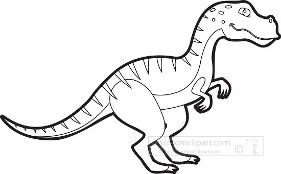 silhouette cartoon t rex dinosaur is standing on its hind legs b