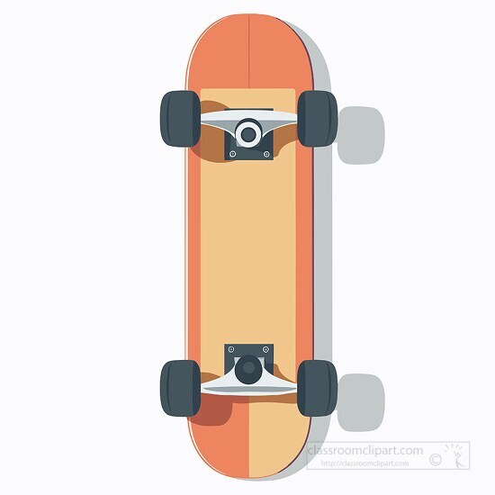 skateboard botton showing wheels