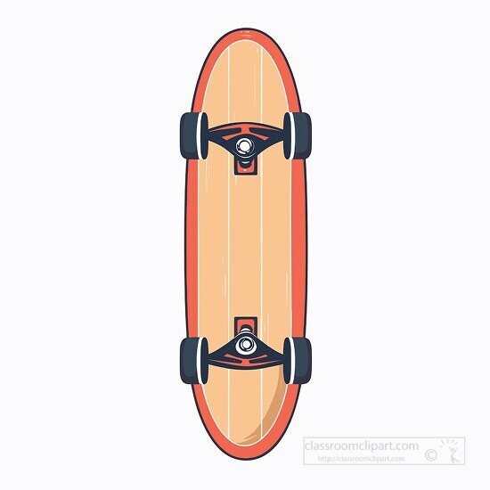 skateboard vector flat illustration