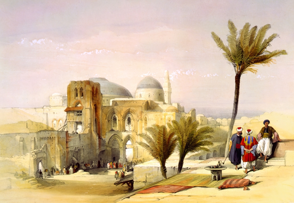 Church of the Holy Sepulchre Jerusalem - Classroom Clip Art