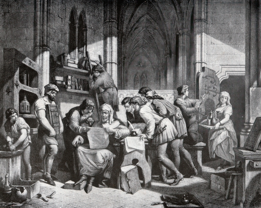 First Sheet from Caxtons Press Classroom Clipart