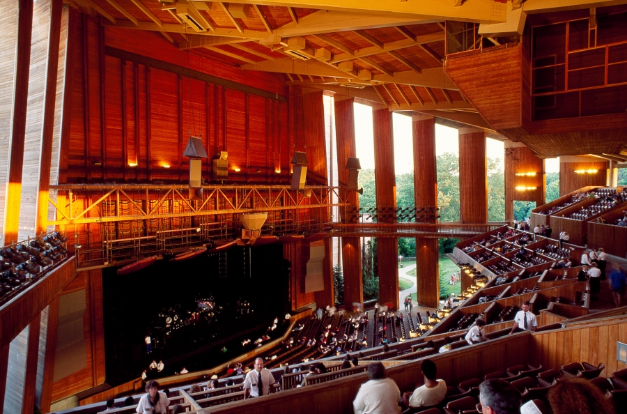 Interior of Wolf Trap concert hall in Virginia - Classroom Clip Art
